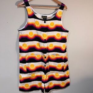 Nooworks Chloe Linen Striped Mini Dress - Black, White, Yellow, Pink